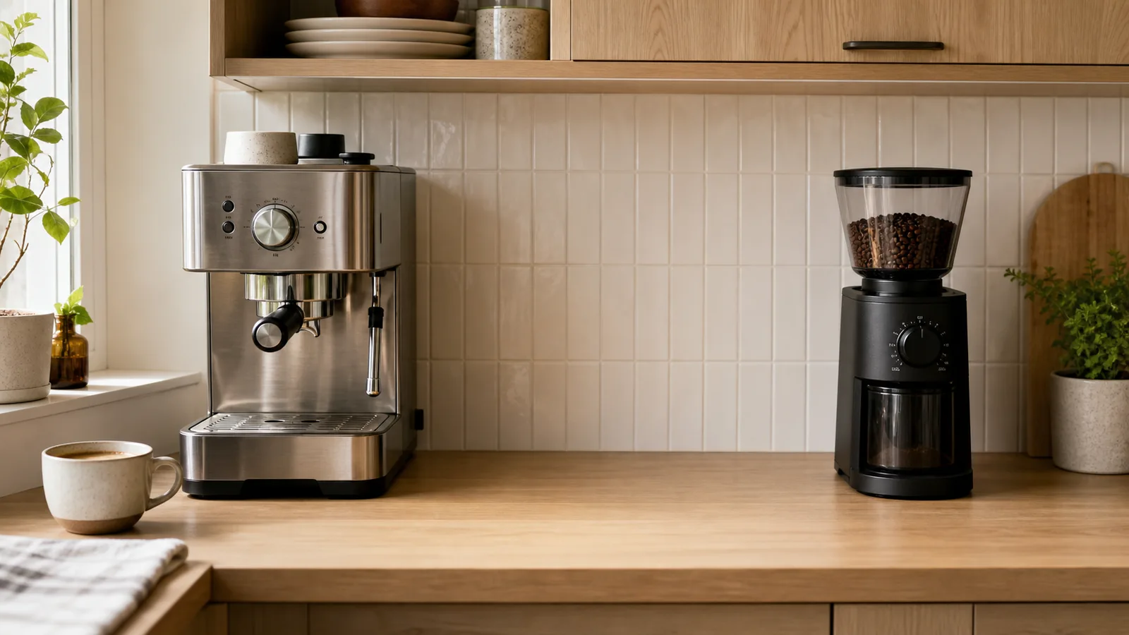 Built-In Grinder vs Separate Grinder for a Small Apartment Espresso Setup