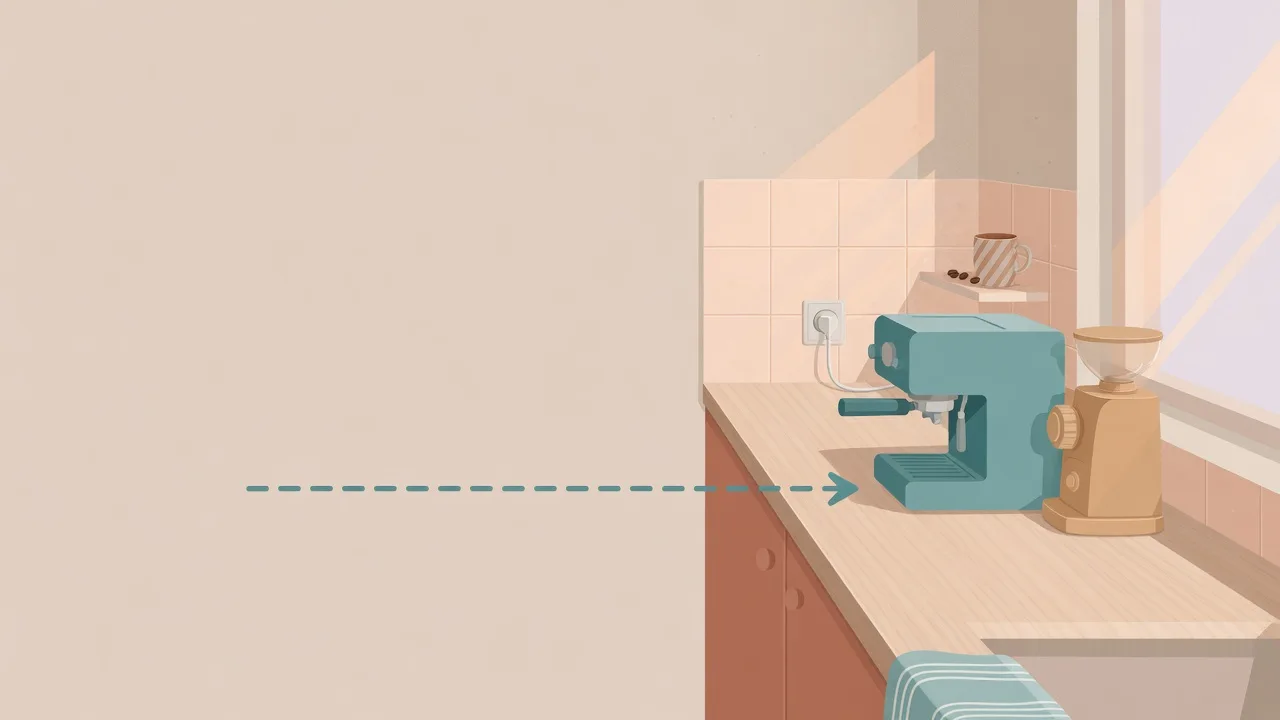 How Much Counter Depth Do Espresso and a Grinder Need?